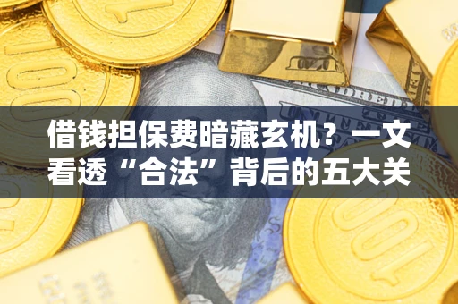 济南借钱担保费暗藏玄机？一文看透“合法”背后的五大关键陷阱