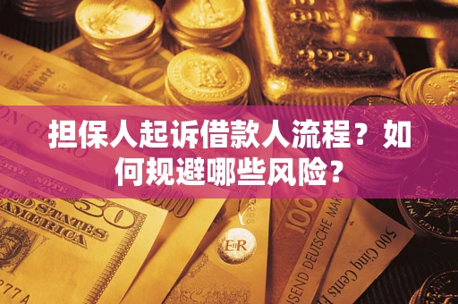 济南担保人起诉借款人流程？如何规避哪些风险？